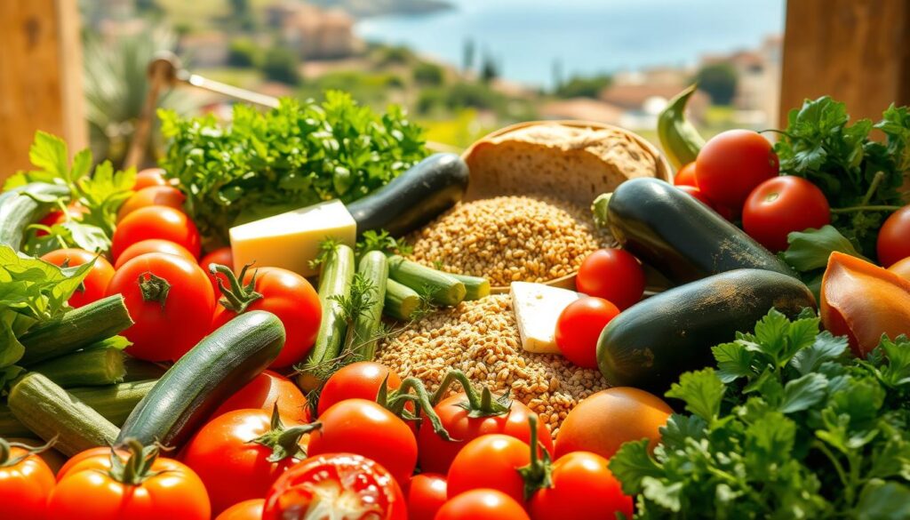 Mediterranean diet components
