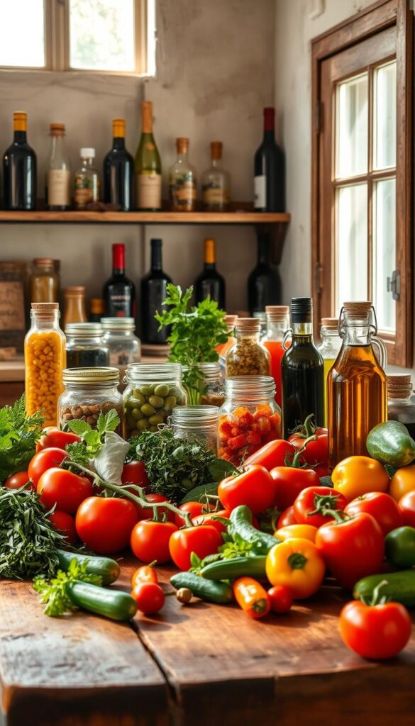 Mediterranean pantry essentials