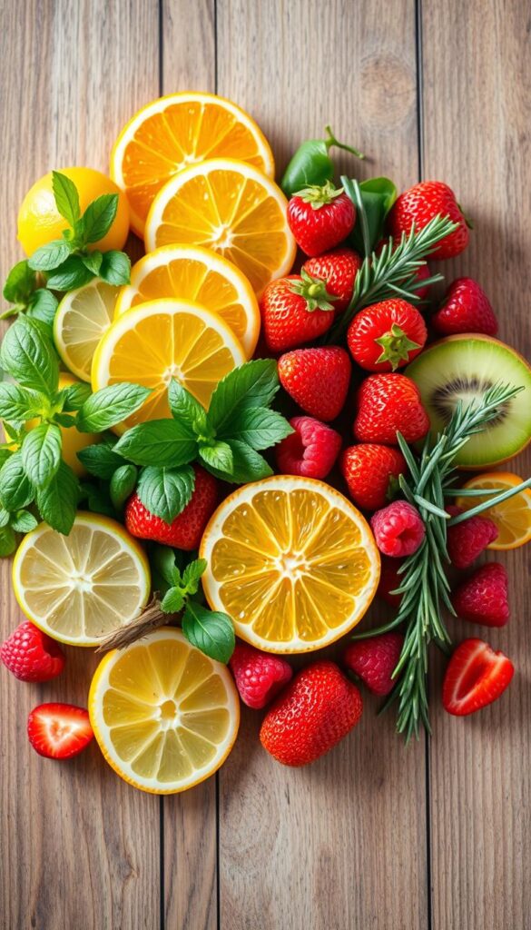 best detox water recipes with fruits and herbs