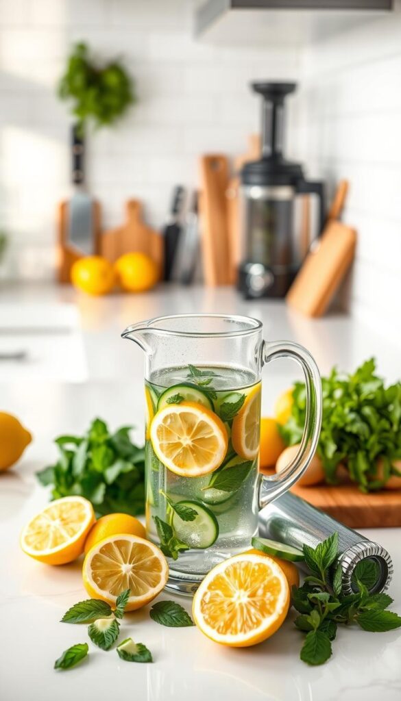 detox water preparation steps