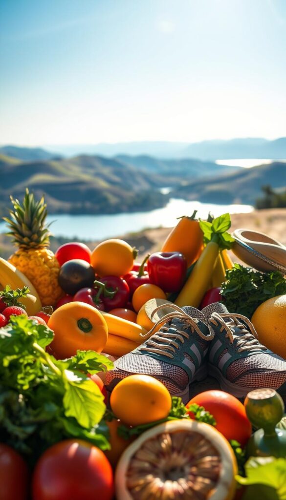 healthy body vision board elements