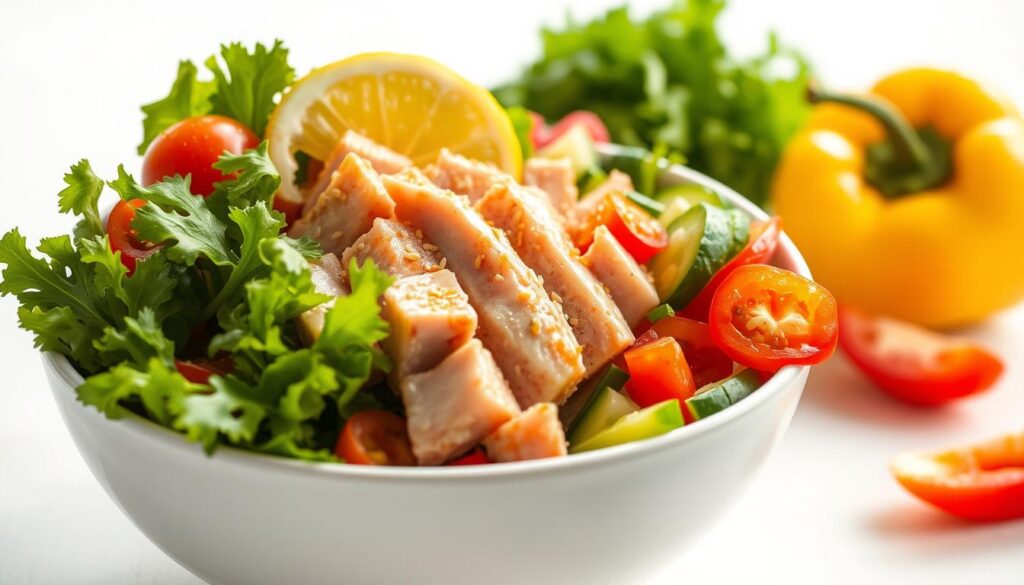 healthy tuna bowl