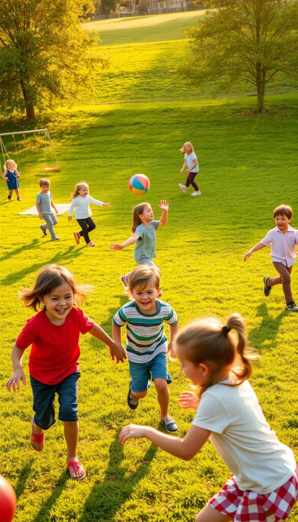 kids enjoying outdoor games for kids