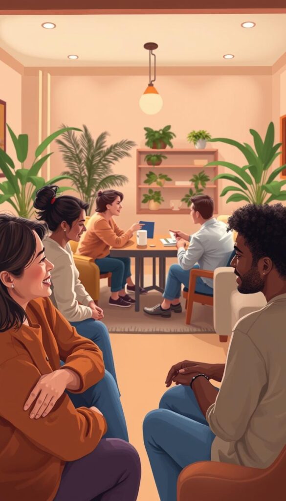 mental health support network benefits