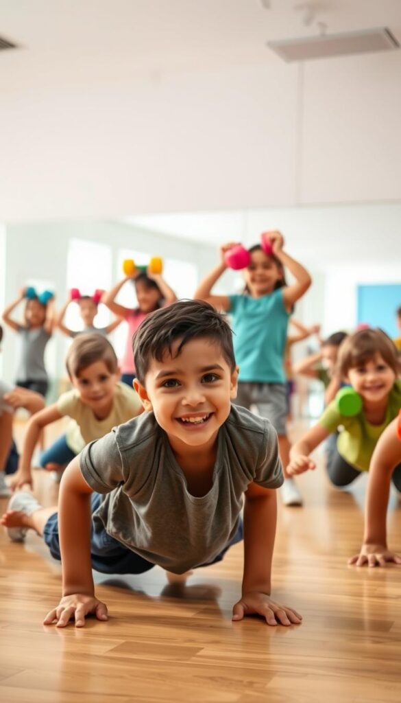 strength building exercises for kids