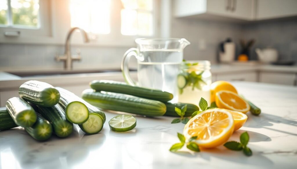 how to make cucumber water ingredients