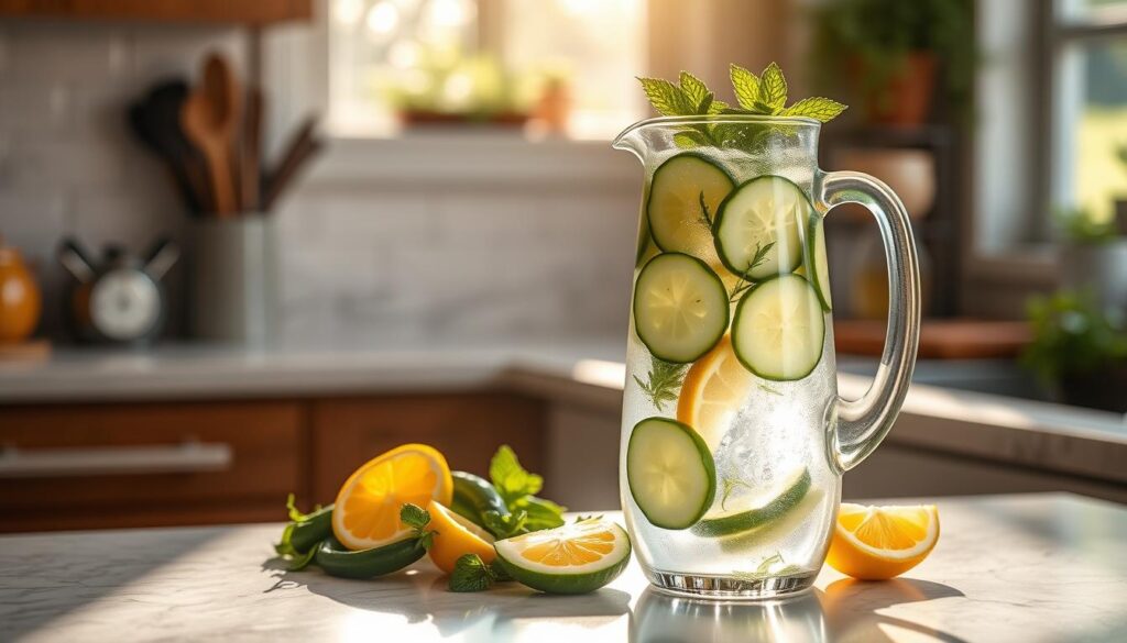 refreshing cucumber water recipes